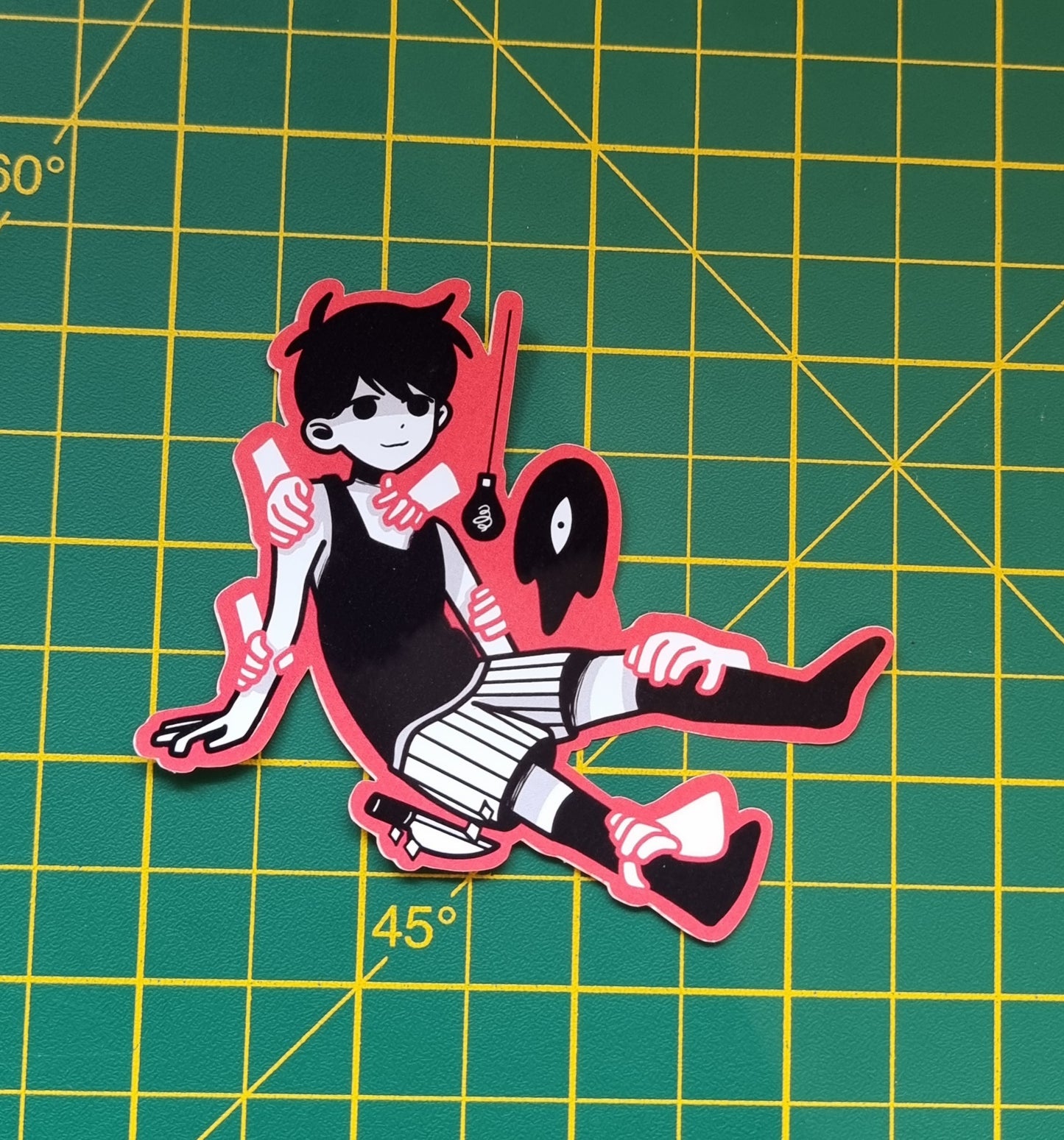 Omori Red Space Sticker