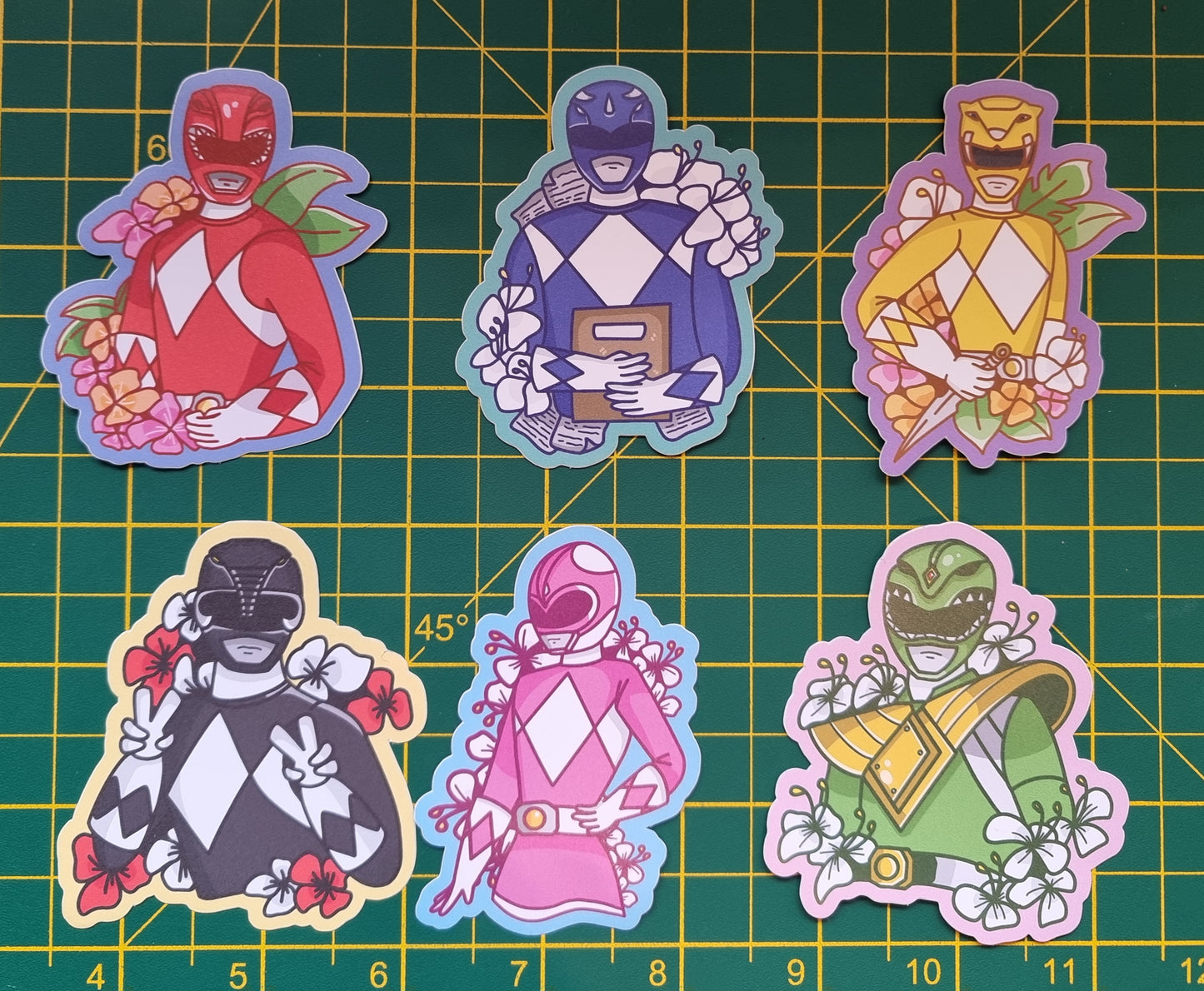 Mighty Morphin/Zyuranger Stickers