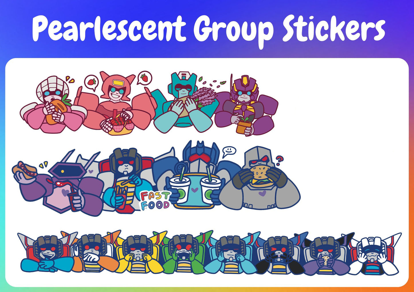 XL Sticker Strips